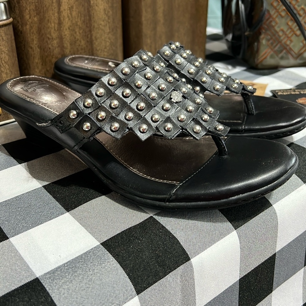 Adorable HARLEY DAVIDSON LEATHER SANDALS 🩴